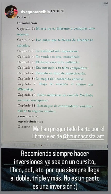 De Artista A Empresario AM Comunidad Bruno Acosta